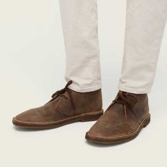 New 10 J.Crew MacAlister boots in leather Estate Brown suede main image 3